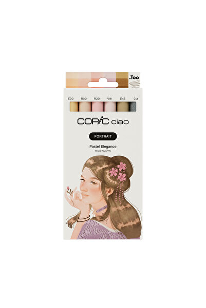 Copic Ciao Portrait Set Pastel Elegance 6 Li