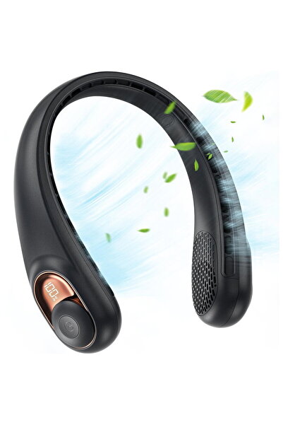 Techsuit Neck Fan 5200mAh, 5800RPM - (S9) - Black