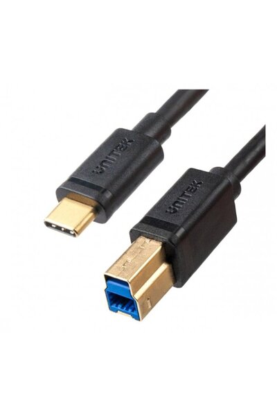 Unitek Cablu imprimantă C14096BK USB-C la USB-B 3.0, 2 m