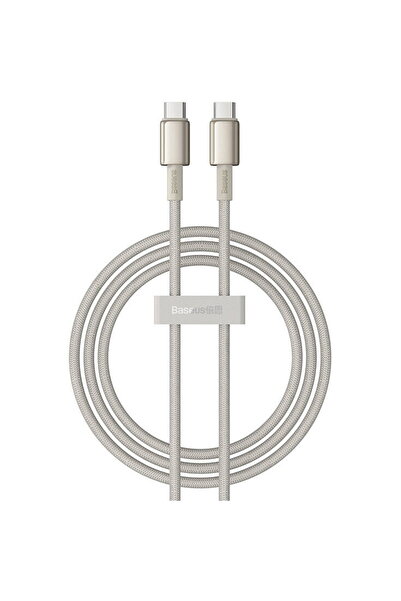 Baseus Cablu USB-C la USB-C Tungsten Gold, 100W, 1m