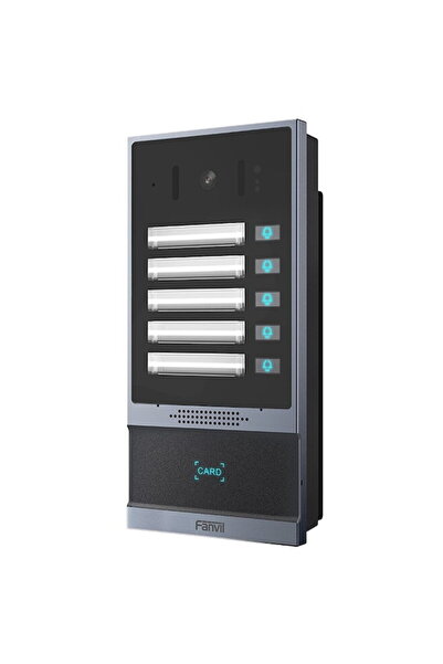 Fanvil i63 PoE, IP66, HD, Difuzor incorporat, IC/RFID, Montare pe perete, Negru