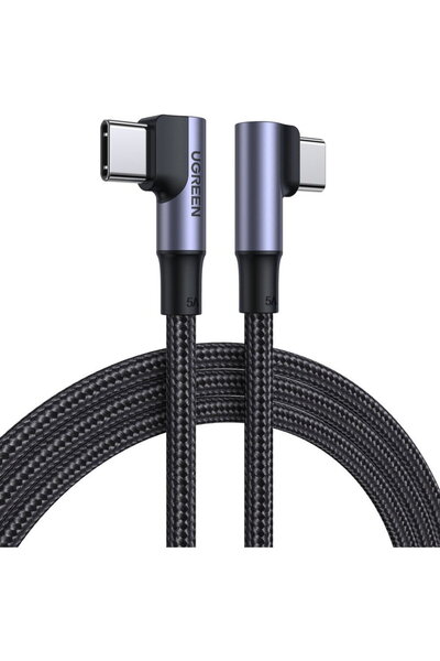 Ugreen angled USB Type C cable - USB Type C Quick Charge Power Delivery 100 W...