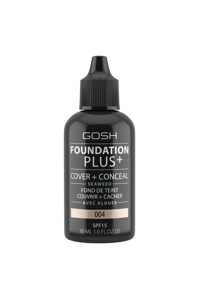 GOSH Gosh, Foundation Plus+, Cover & Conceal, Liquid Foundation, 004, , SPF15...