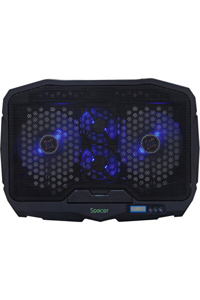 Spacer Cooler pentru laptop gaming de 17",sita metal, Airflow: 72CFM, 2xfan 1...