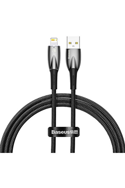 Baseus USB pentru seria Lightning Glimmer, 2.4A, 1m (Negru)