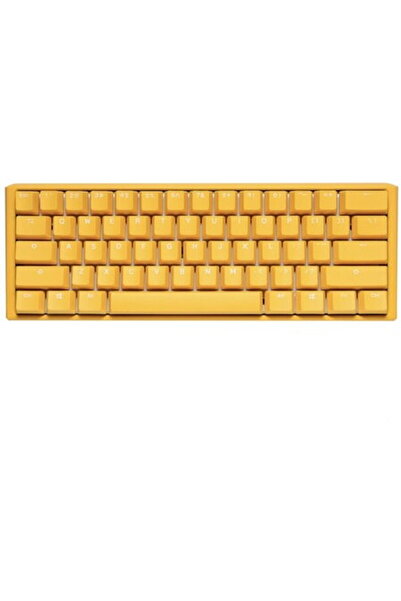 Ducky One 3 Yellow Mini Gaming Keyboard, Cherry MX Clear, RGB LED, Layout US