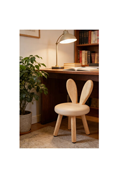 Mtanvxay كرسي خشبي متعدد الوظائف للأطفال، مصنوع من الخشب الصلب المتين، مناسب ...