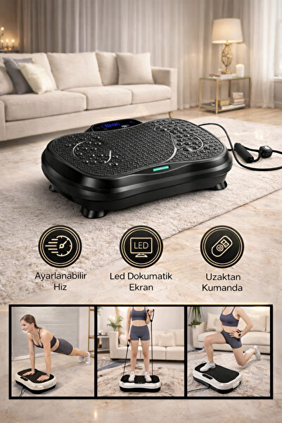 ESTİ Titreşimli Egzersiz Aleti ve Kondisyon Aleti | Tüm Vücut Egzersizi, LED ...