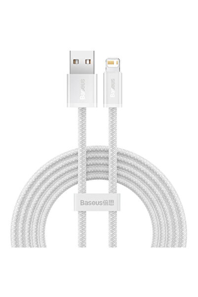 Baseus Cablu dinamic USB la Lightning, 2.4A, 1m, alb