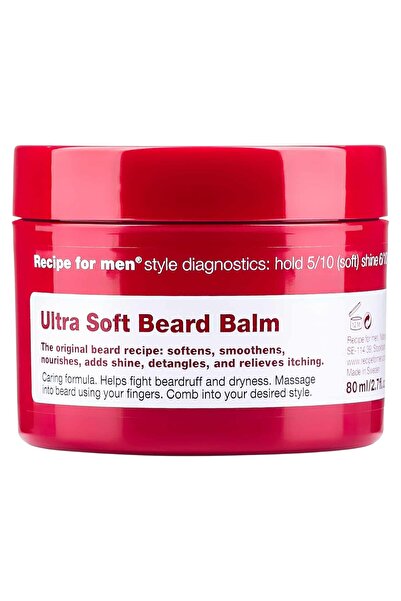 Recipe For Men Balsam de barbă ultra moale, Balsam de barbă, Catifelare, 80 ml