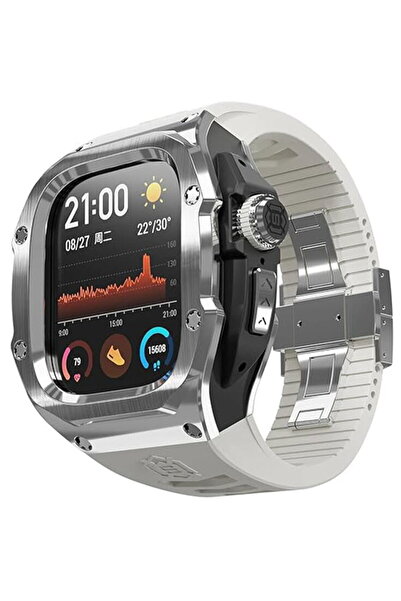 ShellBox Husa pentru Apple Watch 7 / 8 / 9 (45mm) + Curea - Waterproof IP68 -...