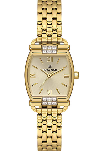 Daniel Klein Kadın Kol Saati Tam Çelik Kasa Kordon 3 ATM Su Geçirmez Şık Tasarım