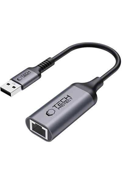 Tech-Protect ADAPTOR ULTRABOOST USB 3.0 LA ETHERNET RJ45 1000MBPS NEGRU