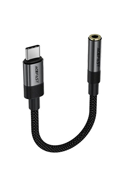 Acefast Adaptor audio Type-C Tata la Jack 3.5mm Mama, 15cm - (J12) - Negru