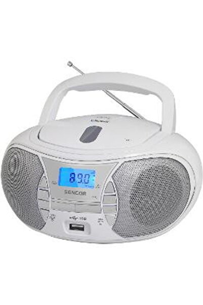 Sencor SPT 2700WH, 3 W, CD-R, CD-RW și MP3, Alb