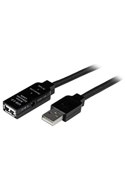 startech USB2AAEXT10M, USB mascul - USB mamă, 10m, Negru
