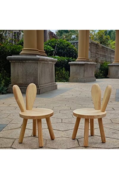 Mtanvxay كرسي أطفال مبتكر من الخشب الصلب، سميك ومتين، مناسب لغرفة المعيشة وال...