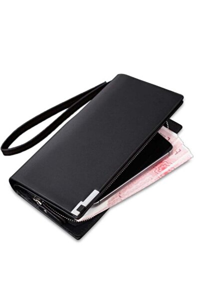 HENGSHENG محفظة جلدية فاخرة للرجال والنساء