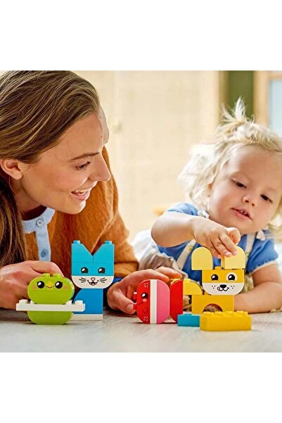 Muhcu Home مجموعة الحيوانات اللطيفة الإبداعية الملونة الأولى 3 في 1