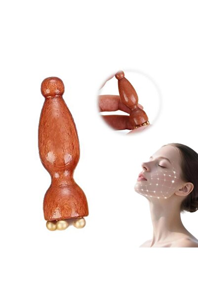 Choice أداة تدليك الوجه البنية، أداة تدليك على شكل قرن بذور اللوتس، أدوات تدل...