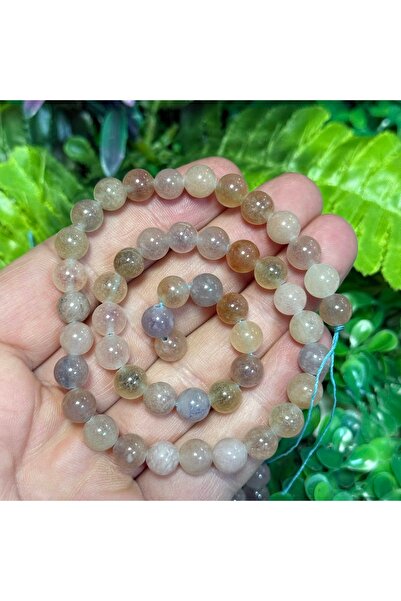 TAŞ UZMANI حجر كوارتز ملون من نوع كيوري سموكي سيترين 8 ملم