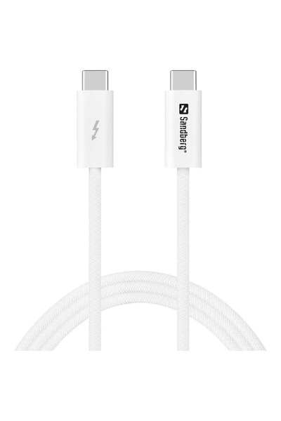 Sandberg 136-56 USB-C to USB-C USB4 PD 240W + 40Gbps cable, 1M