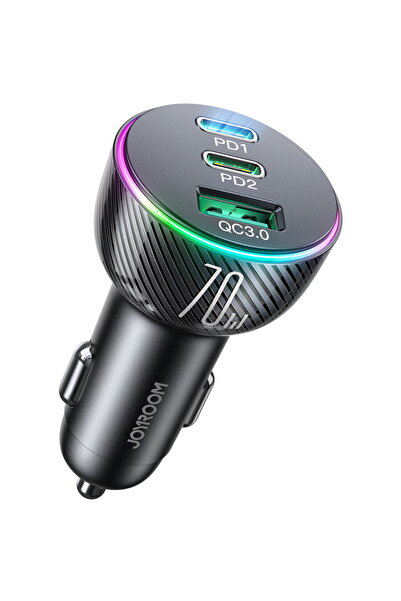 Joyroom JR-CL26, USB + 2 x type-C, 70W, Negru