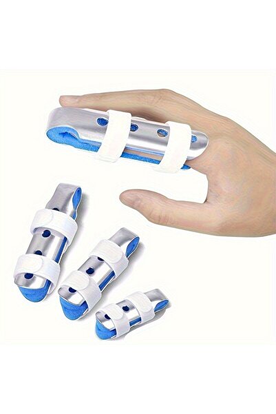 Choice 3 قطع من جبائر الأصابع المصنوعة من الألومنيوم والإسفنج قابلة للتعديل م...