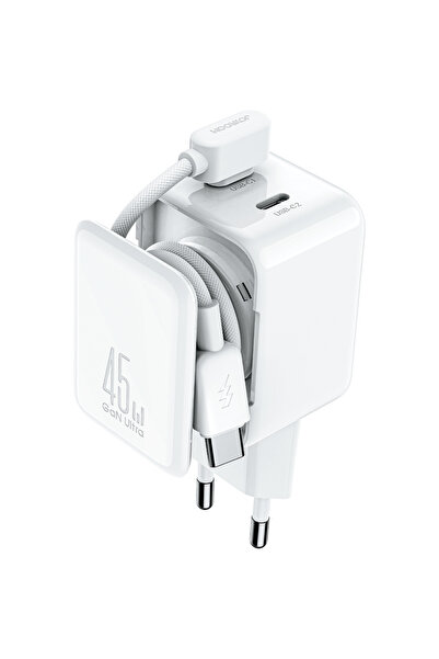 Joyroom JR-TCL05, 45W, 3A, 2 x USB-C, Alb