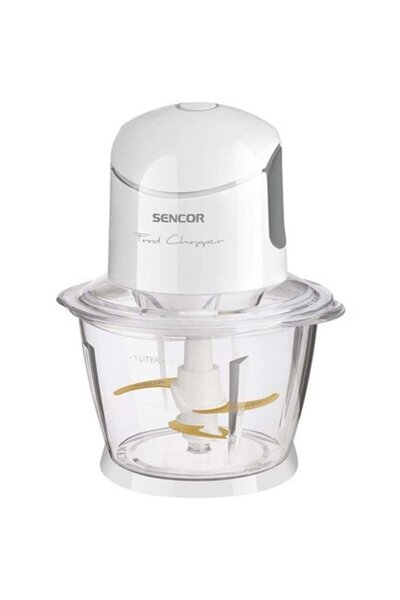 Sencor Chopper with Glass Bowl 1L 800W White