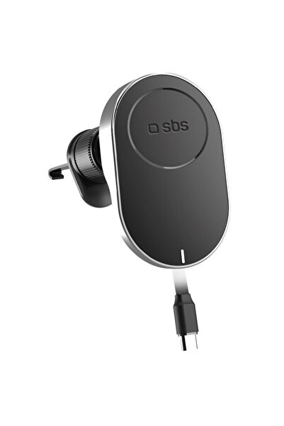 SBS USB-C Retractable Cable Compatible with MagSafe 15W Negru