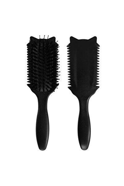 Choice فرشاة تحديد تجعيد الشعر بشعيرات الخنزير الأسود، أداة تصفيف احترافية لف...