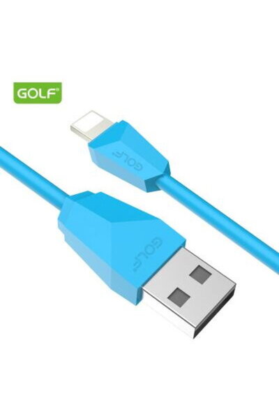 Golf Cablu USB iPhone 5 / 6 / 7 Diamond Sync Cable ALBASTRU GC-27i