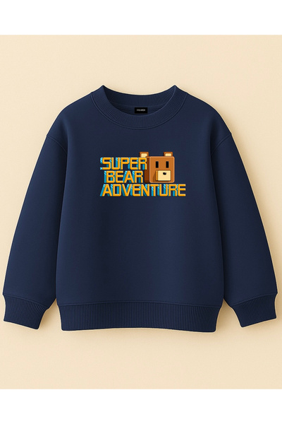 fasardi Супер мече приключение, печатно, прекалено голямо, 3-слойно, с дълги ...