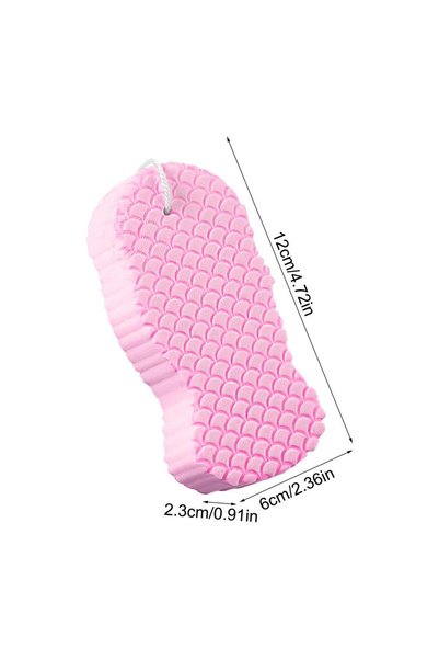 Choice 1PC White Bath Sponge Exfoliating Bath Scrubbing Sponges Body Washclot...