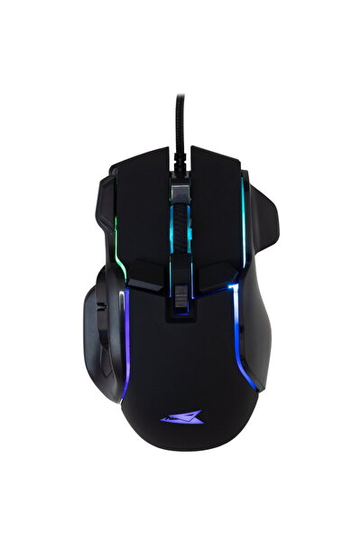 Baracuda BGM‑071 Piranha – Gaming, optic, butoane programabile, cablu textil ...