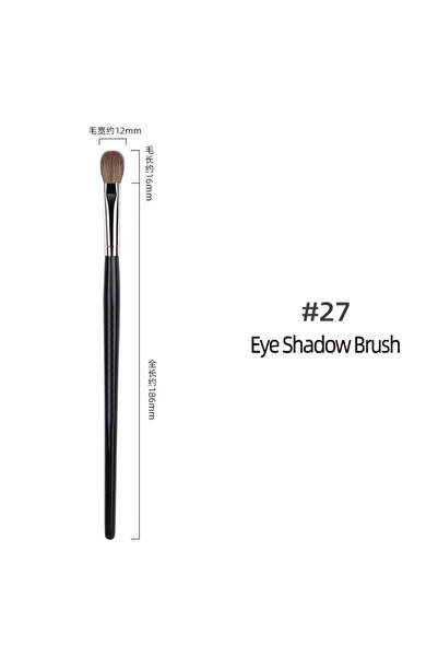 Choice 27 فرشاة مكياج سيفورا، فرشاة ظلال عيون كبيرة، فرشاة دمج، خشب صلب، تصمي...