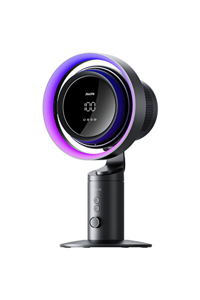 JISULIFE Ventilator de masă Pro3 10000mAh cu turbină de birou și filtru - Gri...