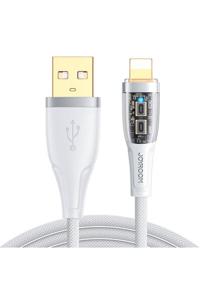 Joyroom Cablu USB-A / Lightning / 2.4A / 1.2m S-UL012A3 (alb)