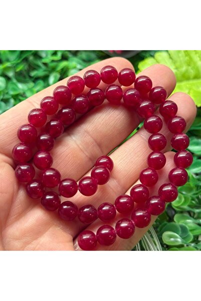 TAŞ UZMANI حجر كوارتز ملون ياقوتي كروي 8 ملم