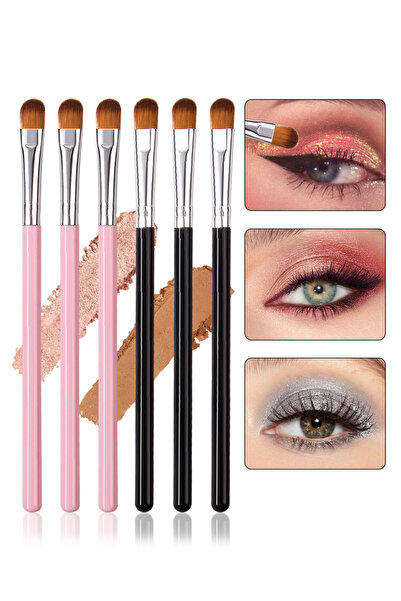 Choice مجموعة فرش ظلال العيون متعددة الوظائف مكونة من 6 قطع، فرشاة دقيقة لتوز...