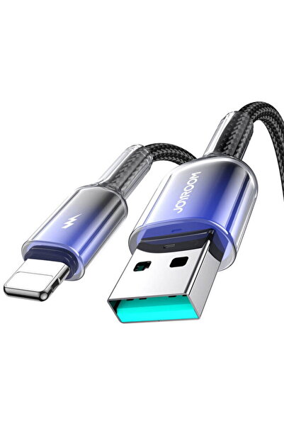 Joyroom Cablu USB-A Lightning S-A42 3A 1.2m Negru