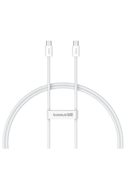 Baseus Superior Series ll, USB-C - USB-C, 30W, 480Mb/s, Alb, 1m