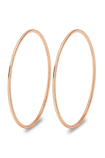 Söğütlü Silver 925 Ayar Gümüş Bilezik 2 ADET Altın Kaplama Ajda Model Bilezik...