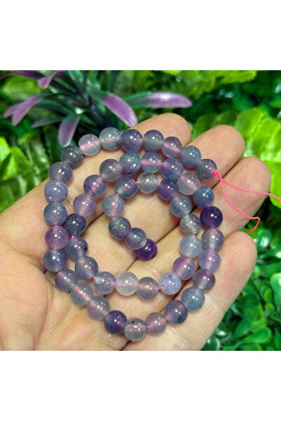 TAŞ UZMANI حجر كوارتز ملون من نوع أكوا أمتست من كيوري 8 ملم