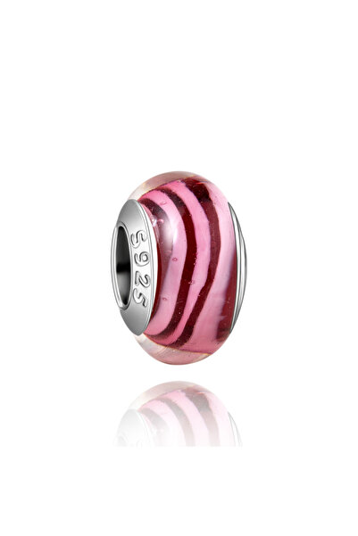 Choice20 LLZ197 Murano Glass Series 925 Sterling Silver Multi-Color & Blue Bu...