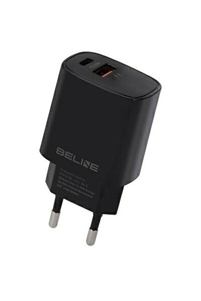 Beline BLN2CB20, 20W, USB-C PD 3.0, USB-A QC 3.0, negru