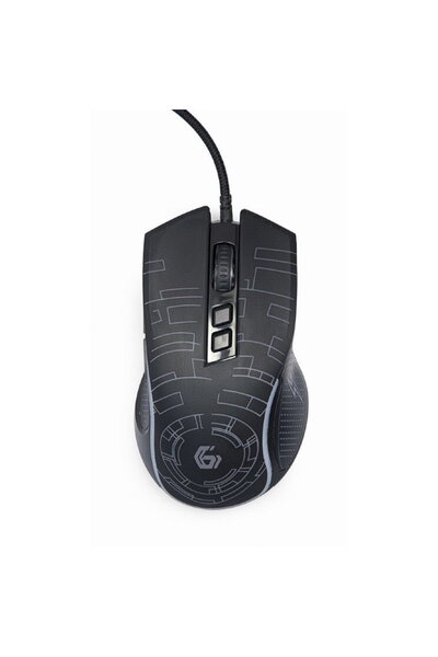 Gembird MUSG-RGB-01 Gaming cu fir USB optic 3600 dpi iluminare Negru