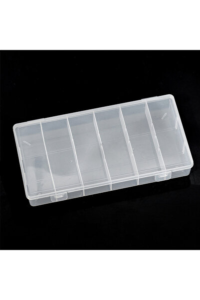 Choice storage box 6-compartment storage box, plastic jewelry storage box, su...