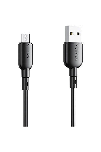 VIPFAN Cablu USB la Micro USB Colorat X11, 3A, 1m (negru)